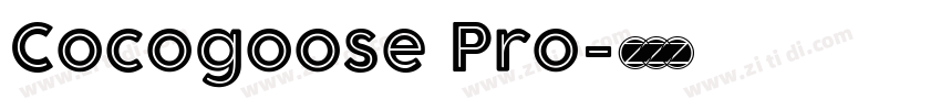 Cocogoose Pro字体转换